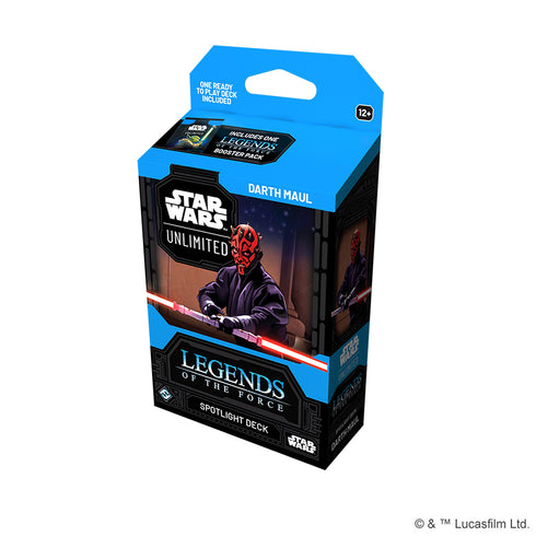 Star Wars Unlimited: Legends Of The Force - Darth Maul Spotlight Deck